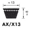 Kép 2/2 - AX-es profilú fogazott ékszíj (Contitech márka)