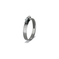 12 mm-es rozsdamentes acél tömlőbilincs (W4)