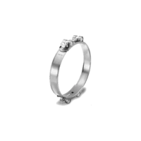 Nikkelezett acél dupla csavaros tömlőbilincs (W2)