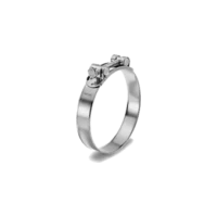 Rozsdamentes acél csavaros tömlőbilincs (W4)