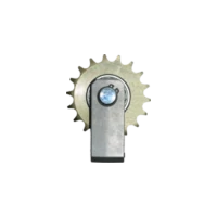 Villás csapágyas feszítő lánckerék