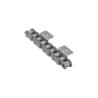 WA1 típusú füleslánc (1 furat, széles hajlított fül egy oldalon)