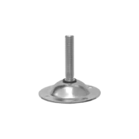 Lefúrható, fém talpas, fix ipari géplábak