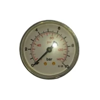 MPS műanyag manométer - hátsó csatlakozással, 40 mm-es (1/8 coll)