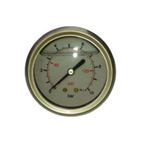 MX típusú glicerines manométer - hátsó csatlakozás, 63 mm-es (1/4 coll)