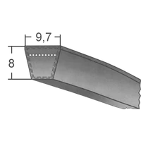 SPZ-s keskeny profilú burkolt ékszíjak (Optibelt) -  9.7 mm x 8 mm-es profil