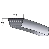 LB típusú fűnyíró traktor ékszíj